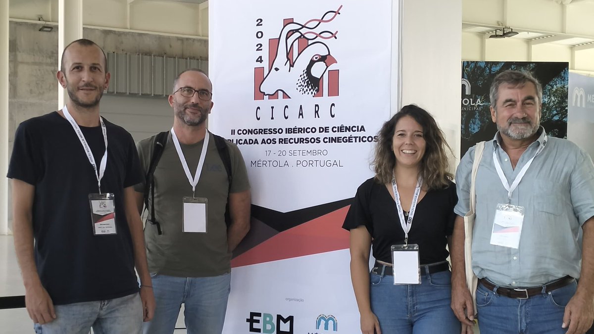 UiRCP's tweet photo. Gran experiencia en 2ª edición del Congreso Ibérico de Ciencia Aplicada a los Recursos Cinegéticos (#CICARC) en Mértola. Participamos con trabajos sobre genética en codorniz, fenología reproductiva en ciervos, y con un estudio sobre las motivaciones del cazador recreativo 🎯🦌🔬 https://t.co/oFrZelBnfv