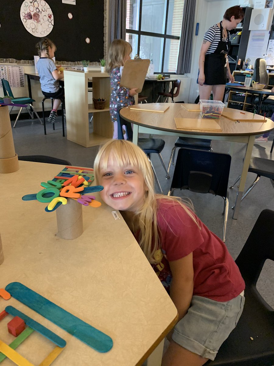 Chicka Chicka Boom Boom 🔤🔠 These kiddos made awesome letter trees 🌴