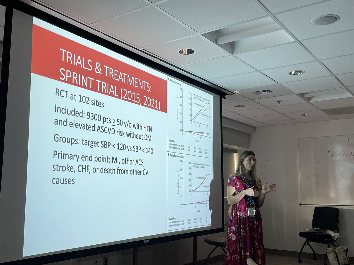 a great #osler Friday—now great intern academic half day teaching by Ambulatory ACS and primary care great <a href="/michellekyork/">Michelle York</a> on HTN management 💪🏽 #oslerpride <a href="/AlexHorneMD/">Alex Horne</a>