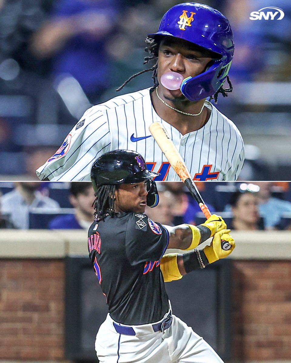 SNY_Mets's tweet photo. Luisangel Acuña's first six games in the majors with the Mets:

🔸 .421 AVG (8-for-19)
🔸 2 HR
🔸 5 RBI
🔸 4 XBH
🔸 0.5 fWAR https://t.co/oynSBjiihb