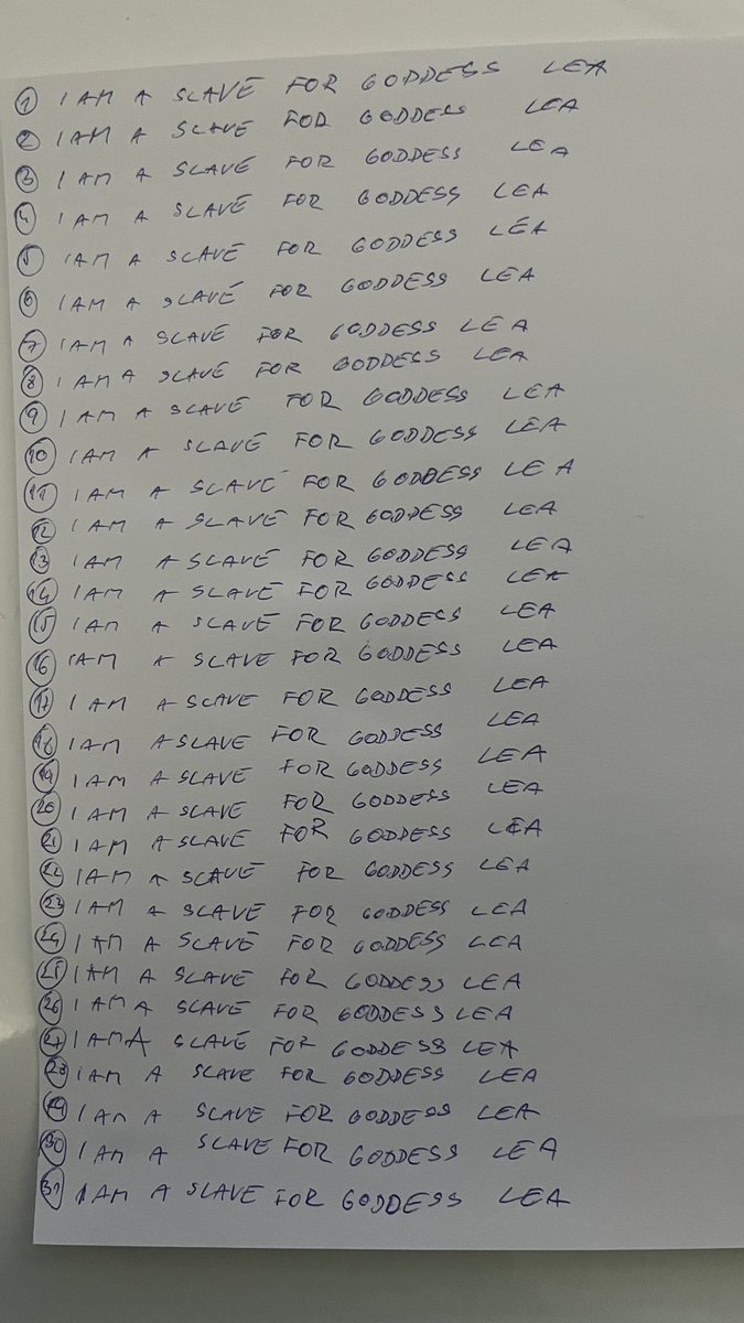 i did end up making him redo it without the small error this time🤭
better not mess things up again or it will get WAY worse😈