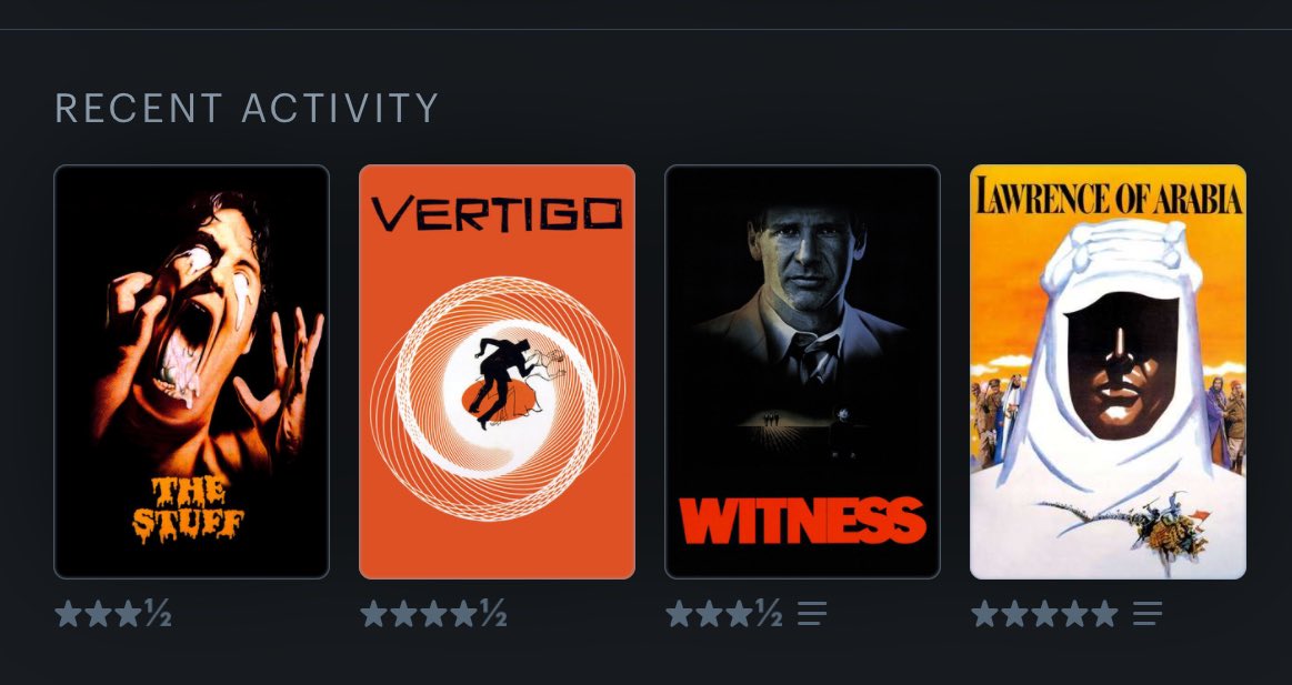 Josh_W01's tweet photo. @letterboxd Variety is key https://t.co/wivgX50jWf