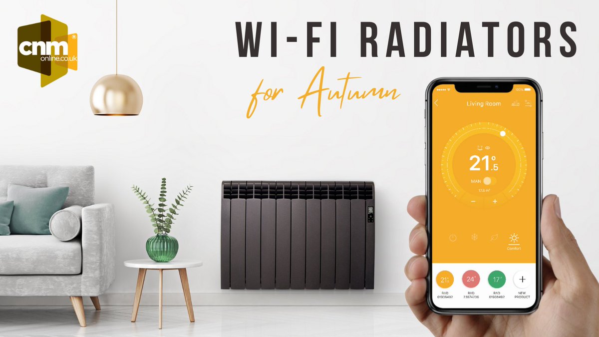 Our biggest pet peeve is coming back to a cold home after a long day, especially as Autumn draws in. 🍂 That's why we love our SMART Wi-Fi Radiators – giving you 24/7 control over your heating, wherever where you are! Click the link to explore our range 🔥 mailchi.mp/cnmonline/get-…