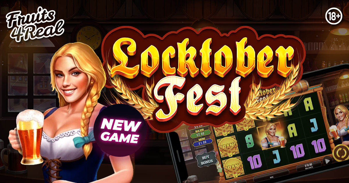 fruits4real's tweet photo. 🍺 Celebrate with Locktoberfest! Spin the reels and dive into a festive adventure full of surprises! 🎉 Play the game here: https://t.co/UsgPCUmkZs

18+ | Play responsibly

#newslot #onlinecasino #locktoberfest #ggames https://t.co/kBjQz3vT0V