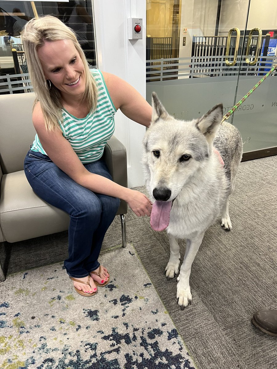 Just a girl and her wolf