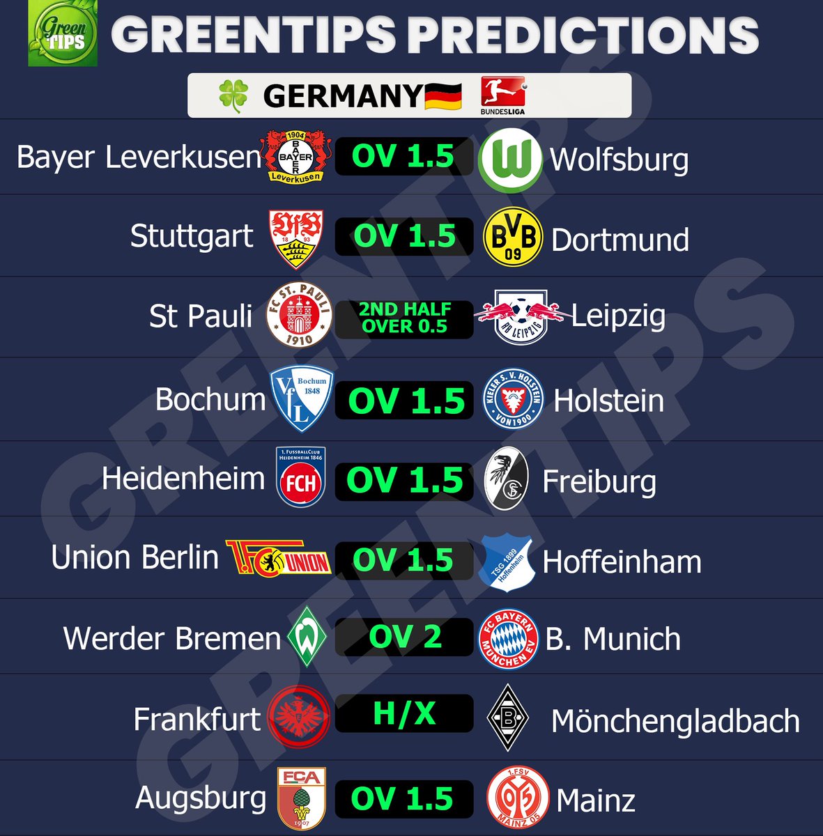 GreenTips01's tweet image. Weekend Selection 

Good luck 🍀