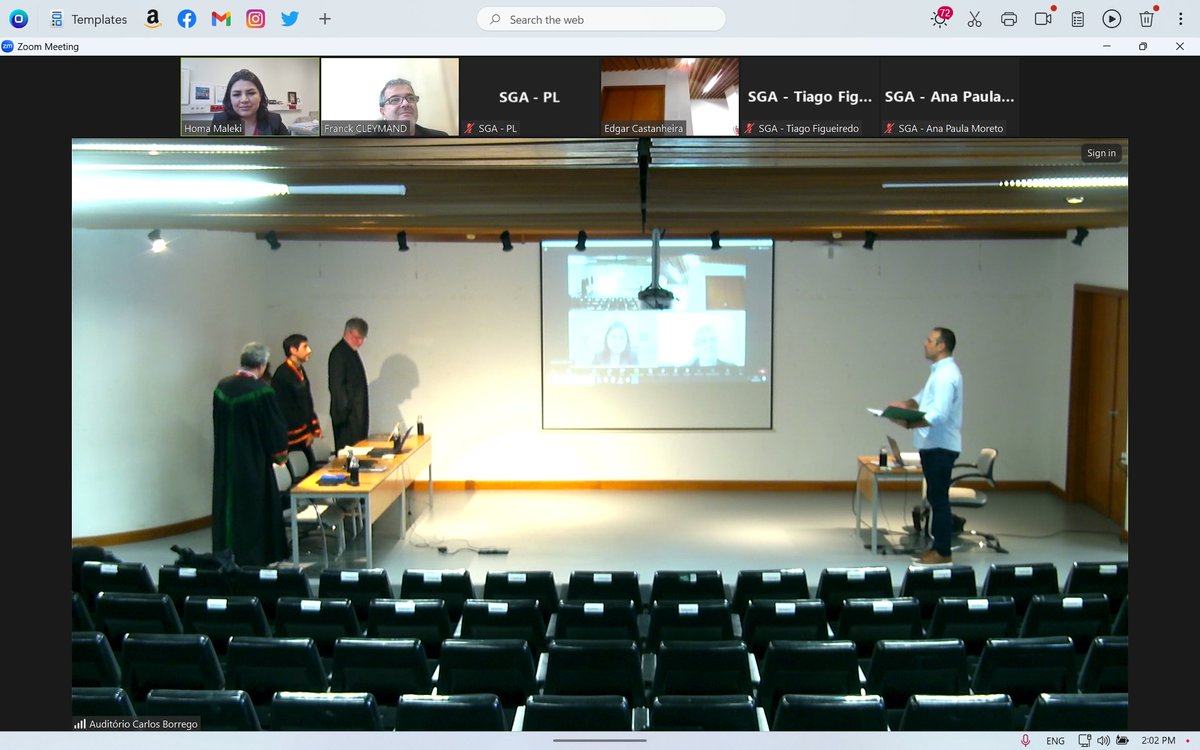 It was a pleasure to serve as the external PhD jury member for (Dr.) Edgar Castanheira from Prof. João F. Mano, COMPASS Research Group at the University of Aveiro, Portugal. The thesis was insightful, and the presentation was outstanding. Congratulations Edgar!