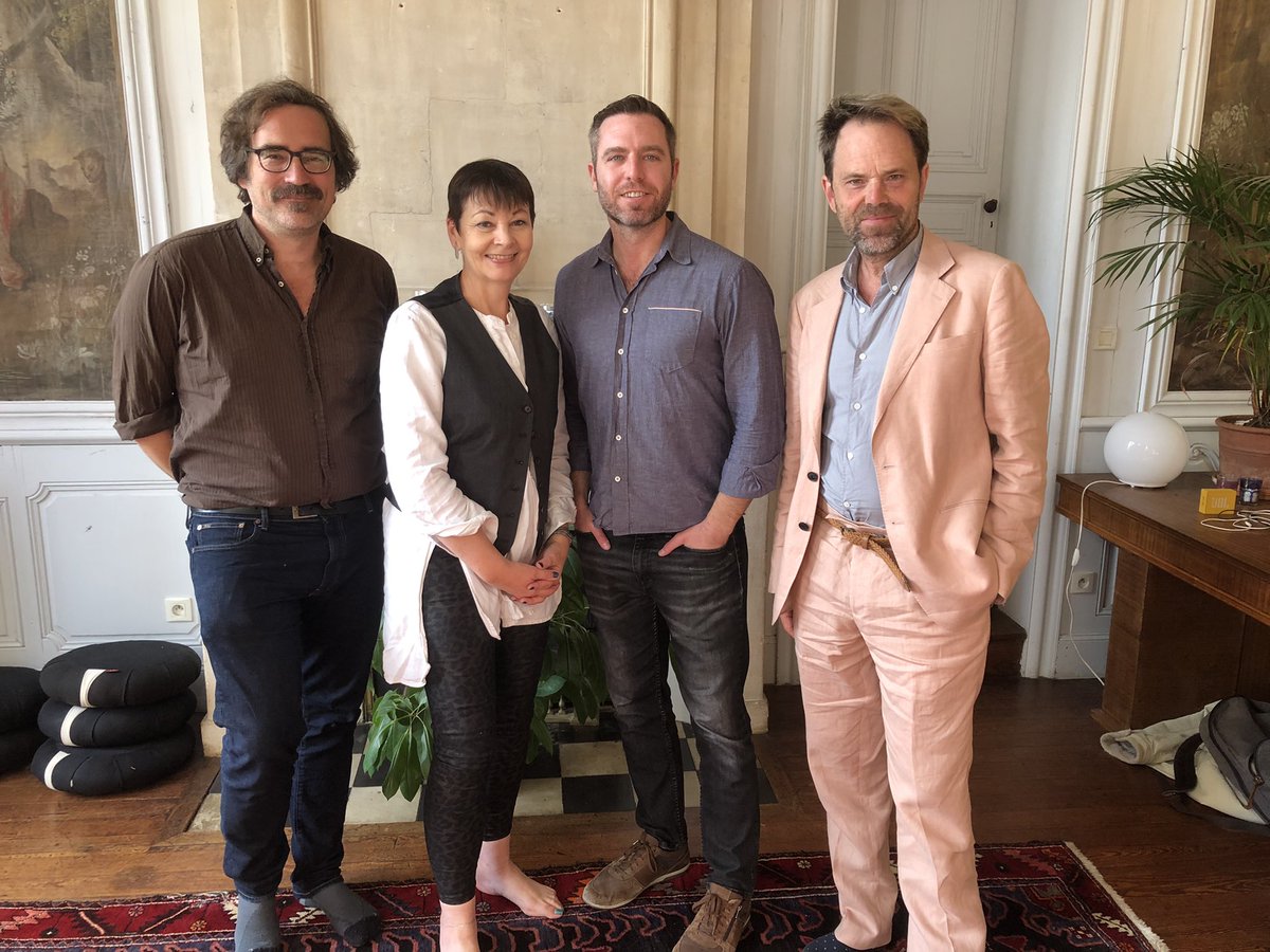 <a href="/CMP_voice/">Climate Majority Project</a> “Tech companies are not bastions of free speech; they are agents of mass mental pollution”. - Stephen Markley, author of The Deluge, interviewed by Liam Kavanagh, in Bergerac, France. (And yes, that’s <a href="/CarolineLucas/">Caroline Lucas</a> with us.)