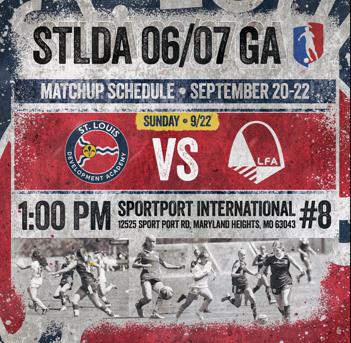 STLDA 06/07 Girls Academy (@06sporting) on Twitter photo Back at it this weekend against our neighbors across the road with another <a href="/GAcademyLeague/">Girls Academy</a> game! 🙌🏻<a href="/STLDASoccer/">StLouisDAsoccer</a> <a href="/ImYouthSoccer/">ECNL/GA/Recruiting/College Soccer</a> Back at it this weekend against our neighbors across the road with another <a href="/GAcademyLeague/">Girls Academy</a> game! 🙌🏻<a href="/STLDASoccer/">StLouisDAsoccer</a> <a href="/ImYouthSoccer/">ECNL/GA/Recruiting/College Soccer</a>