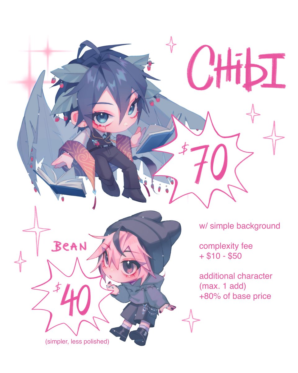 🧵 RTs are appreciated! 💗🙏

im opening emergency comms to fund my bunny’s vet fees 🥲 pls DM if youre interested!!

#artcommissions #commissionsopen