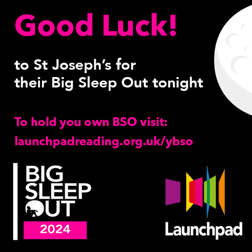 Launchpad_RDG's tweet photo. Fingers crossed for good weather tonight for the students from @sjcrmain taking part!
Can't wait to hear all about it. Thank you for your continued supported of Launchpad - we really appreciate it. ๐
#BigSleepOut #school #support #charity #sleepoutside #homeless #BSO2024 https://t.co/CRhSXSxnoF