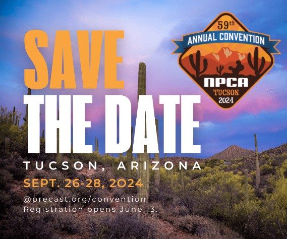 Are you attending the NPCA Annual Convention next week in Tucson, AZ? We'll be there! Connect with our Concrete Vision team to discover how we're making it easier to manage your precast manufacturing facility. precast.org/convention/
