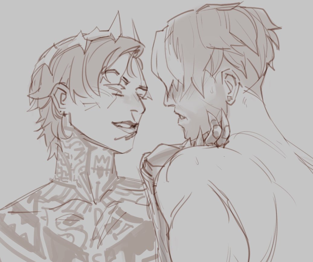 saintllike's tweet photo. warmup sketch from yesterday #midague https://t.co/yLnCIrRdrL