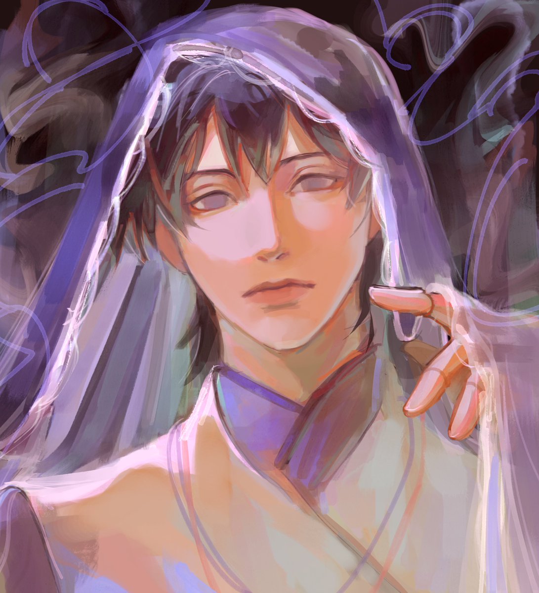 #scaramouche #wanderer #
#Genshin #fanart