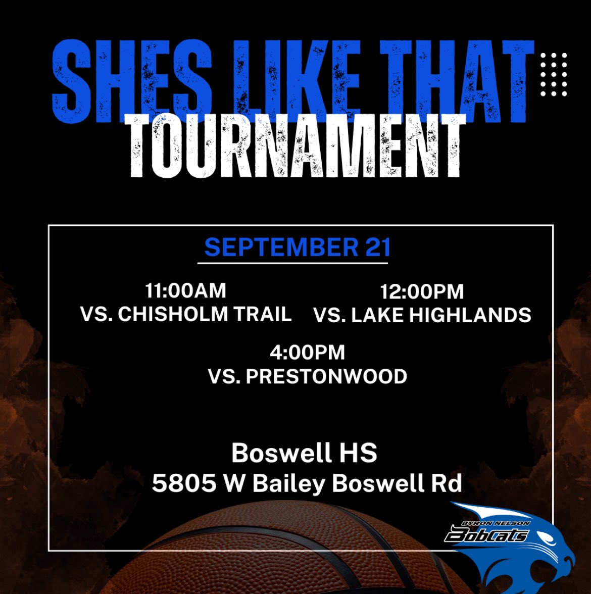 BNHSGBasketball's tweet photo. She’s like that tournament this weekend! Come see us at Boswell High School! 💙🖤

@tracie412 https://t.co/cbNhcsV1s6