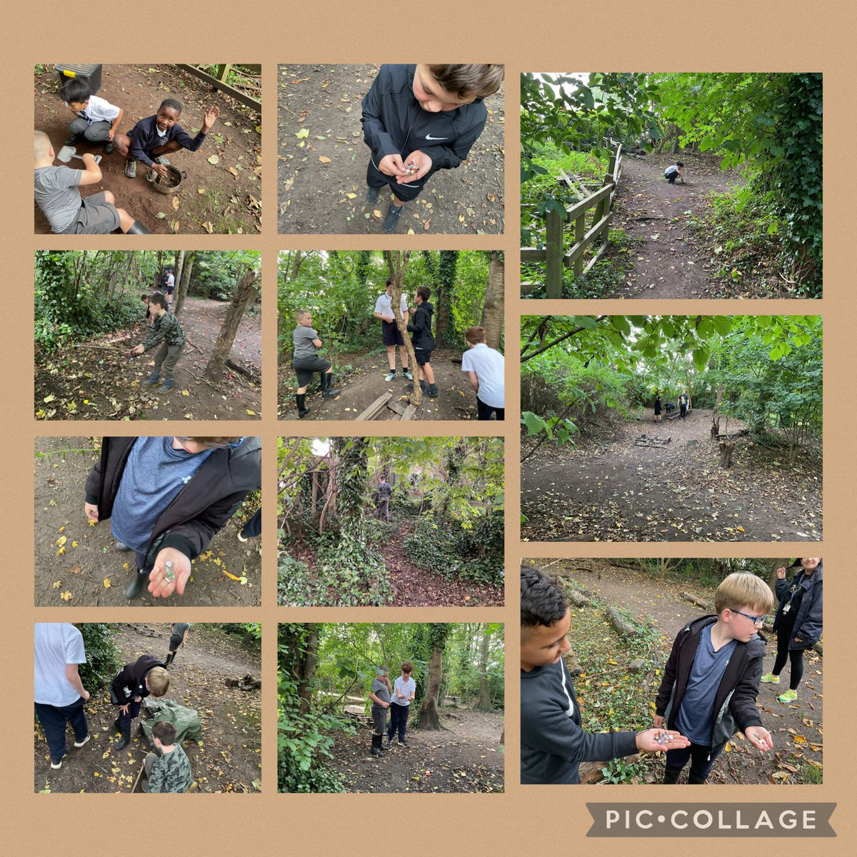 We had a fantastic afternoon in the forest, looking for gems that had been hidden 😄