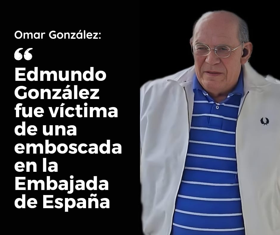 Omar González: Edmundo González fue víctima de una emboscada en la Embajada de España dlvr.it/TDTQ8y