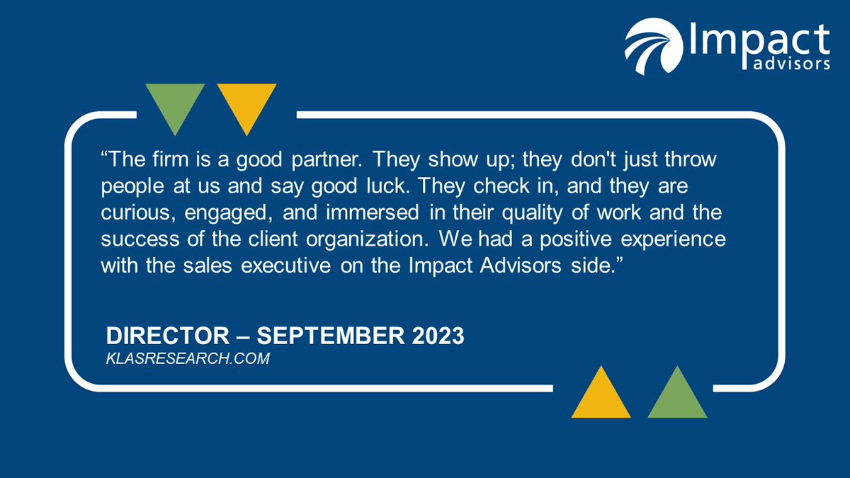 Impact Advisors tweet media