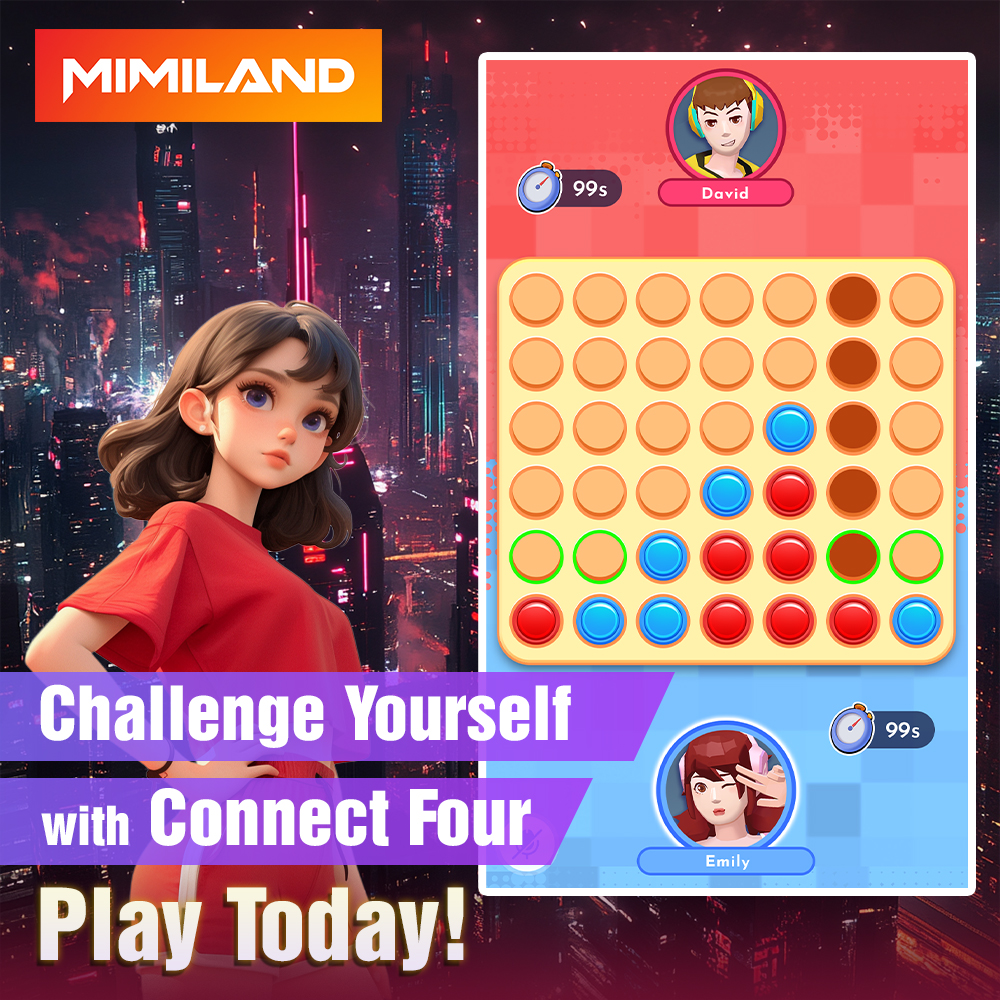 TheMimiland's tweet photo. 🔥 Connect Four is LIVE! Ready to Earn More Mimicoin?

🎉 The wait is finally over! Connect Four has officially dropped in Mimiland and it’s time to test your skills! Challenge your friends, have some fun, and earn Mimicoin while you're at it! Don’t miss out on this exciting new minigame. Jump into Mimiland now and start playing! 

🎮 Download Mimiland and earn $MIMI: https://t.co/AZBMNtnaxb

📌 Mimiland Official Links
Website: https://t.co/LgeAi7ycsy
Twitter: https://t.co/U5VAJoNA8G
Telegram Channel: https://t.co/3LKTcix98I
Telegram Group: https://t.co/nTMka6qCYE

#Mimiland #PlayYourWay #Web3Gaming #Metaverse #Community #Mimiland #ConnectFour