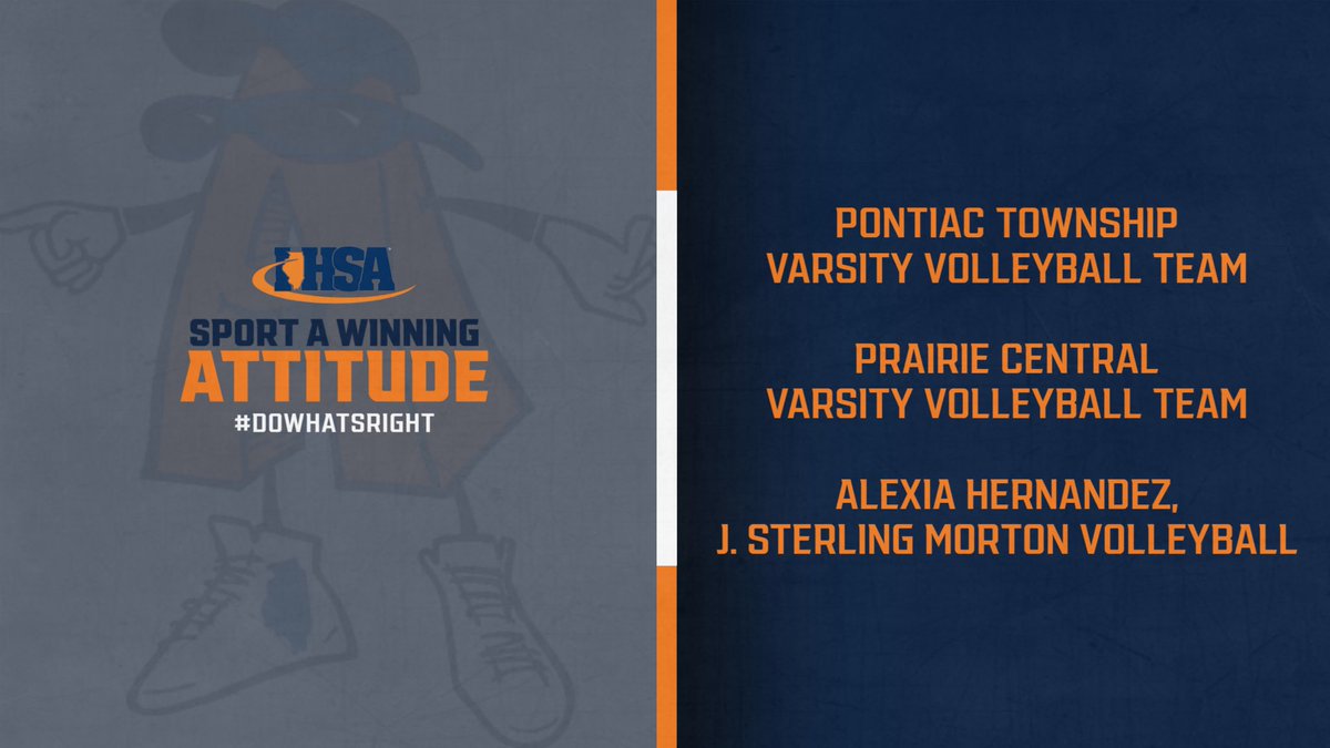 IHSAddATude's tweet image. Starting this weekend with the first batch of @IHSA_IL Sport A Winning Attitude recognitions. Submitted by @IHSAOfficials, congratulations to these teams, coaches, and students for their displays of great #sportsmanship this fall! #DoWhatsRight