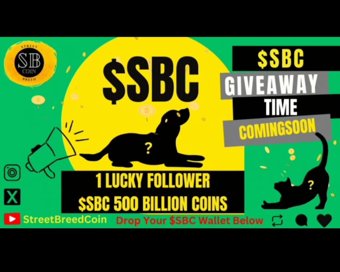 streetbreedcoin's tweet photo. Drop your $SBC Wallet 👇

#CryptoSafety #ColdWallet #CryptoStorage #CoinBase $BTC $ETH $XRP $DOGE $SHIB $PEPE $BNB  #Ethereum #CryptoNews #Altcoin #Altcoins #ETH #CryptoTrading #CryptoEvolution #DYOR #Nano #OpenDime #Wallets #BitBoxBase #BitBox #BNB #LiteCoin #BitcoinWallet https://t.co/rFy9U5gEG3