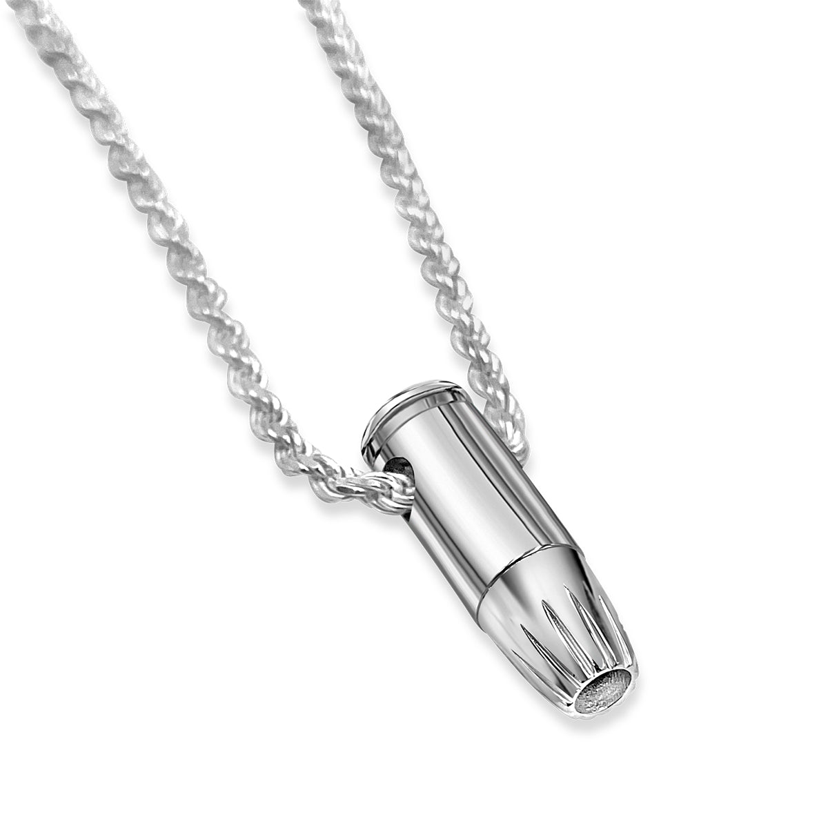 JoeWallDesign's tweet photo. 9mm Necklace, Hollow Point, Sterling Silver 
True to Size 9mm Silver Necklace – Grab this incredible amulet to share your love for both the 9mm and Freedom!
#9mm #necklace #bulletjewelry https://t.co/BP3xNT9YnT