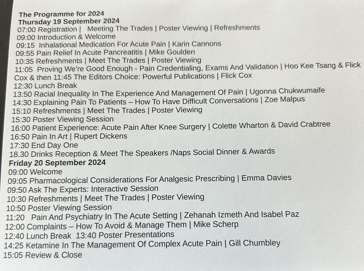 Felicia Cox FRCN π π (@feliciajcox) on Twitter photo Great programme from <a href="/NAPS_UK/">National Acute Pain Symposium</a> team; <a href="/GillChumbley/">Dr Gillian Chumbley π</a> <a href="/jane_quinlan/">Jane Quinlan</a> <a href="/tefwalton/">Tom Walton</a> Emma Baird <a href="/paularogers_/">Paula Rogers</a> Thanks for the invitation to contribute <a href="/RNPainNet/">Pain Nurse Network</a> <a href="/BritishPainSoc/">The British Pain Society</a> Great programme from <a href="/NAPS_UK/">National Acute Pain Symposium</a> team; <a href="/GillChumbley/">Dr Gillian Chumbley π</a> <a href="/jane_quinlan/">Jane Quinlan</a> <a href="/tefwalton/">Tom Walton</a> Emma Baird <a href="/paularogers_/">Paula Rogers</a> Thanks for the invitation to contribute <a href="/RNPainNet/">Pain Nurse Network</a> <a href="/BritishPainSoc/">The British Pain Society</a>