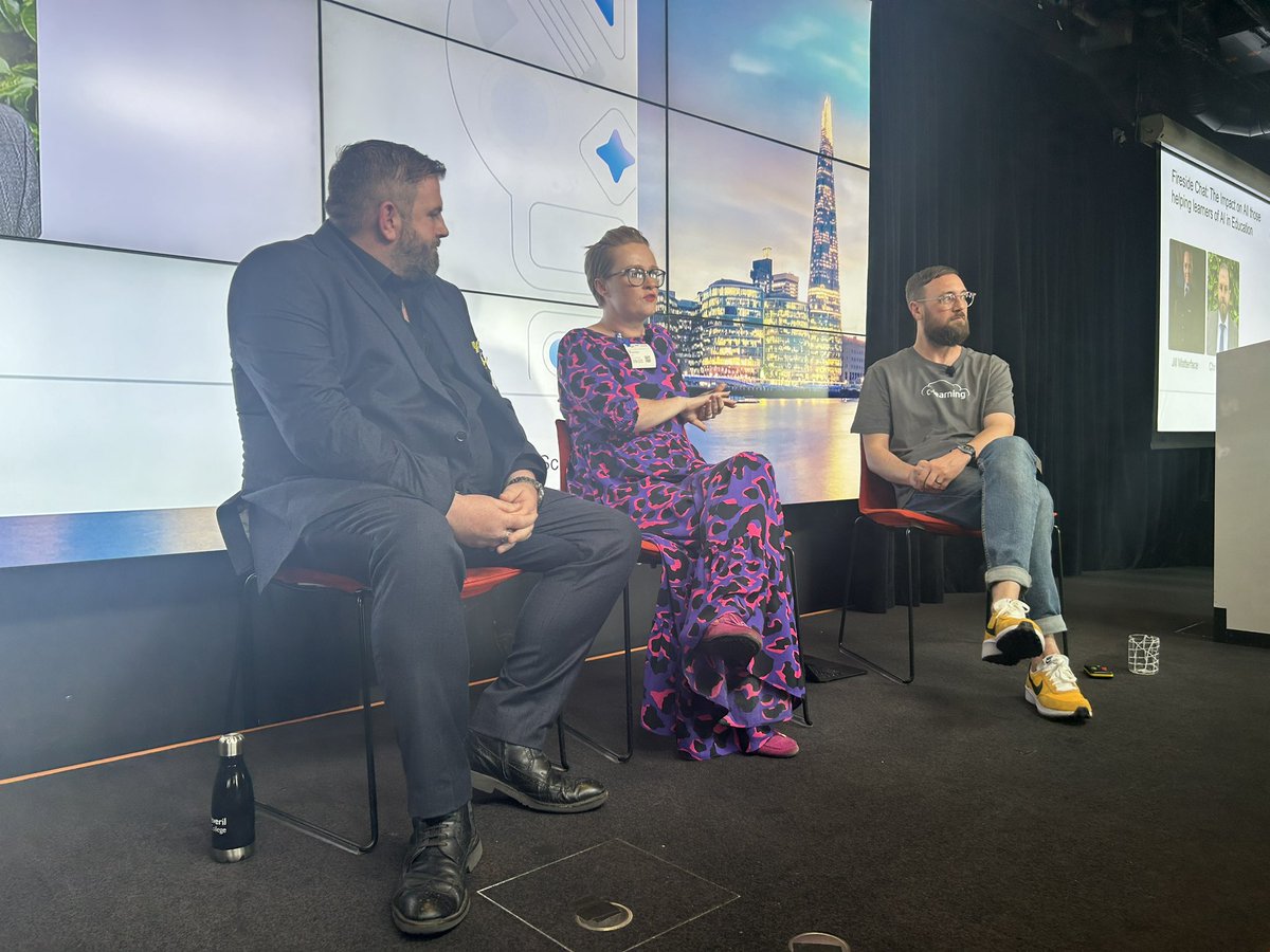 Fireside Chat: 'The impact on all those helping learners of AI in Education' currently on with Dr Jill Matterface and Chris Loveday 
#BacktoSchoolAI24 #liveupdates