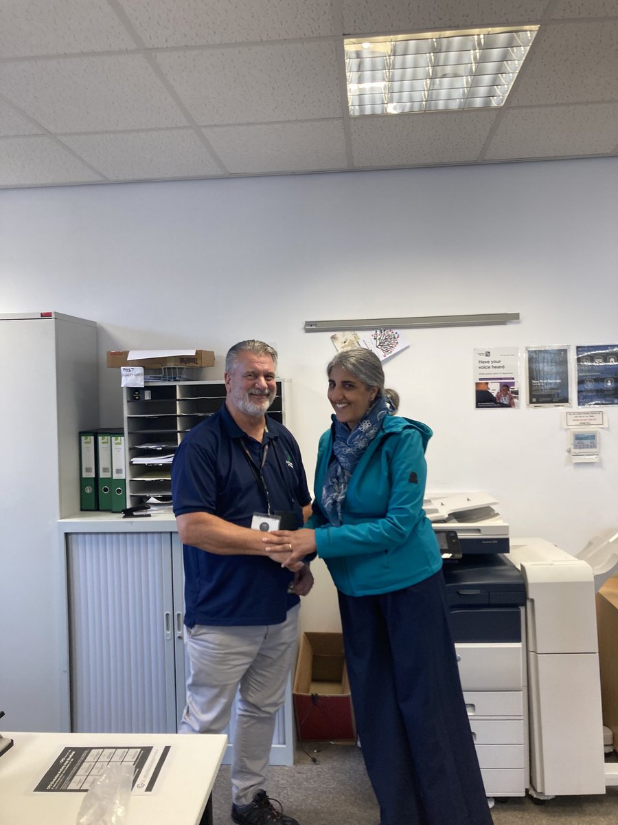 Kevin Harrison (@kharrisonps) on Twitter photo Yesterday <a href="/StavesGlyn/">Glyn Staves Glyn.staves@justice.gov.uk</a> was given his Purpose badge by Kilvinder, after being recognised in the recent <a href="/PSYatHHub/">Probation Service Yorkshire and the Humber Hub</a> Probation Day awards.
Congratulations Glyn and well deserved for the difference you make and support you provide through your role in <a href="/Payback_PS_YatH/">Community Payback PS Yorkshire and the Humber</a> Yesterday <a href="/StavesGlyn/">Glyn Staves Glyn.staves@justice.gov.uk</a> was given his Purpose badge by Kilvinder, after being recognised in the recent <a href="/PSYatHHub/">Probation Service Yorkshire and the Humber Hub</a> Probation Day awards.
Congratulations Glyn and well deserved for the difference you make and support you provide through your role in <a href="/Payback_PS_YatH/">Community Payback PS Yorkshire and the Humber</a>