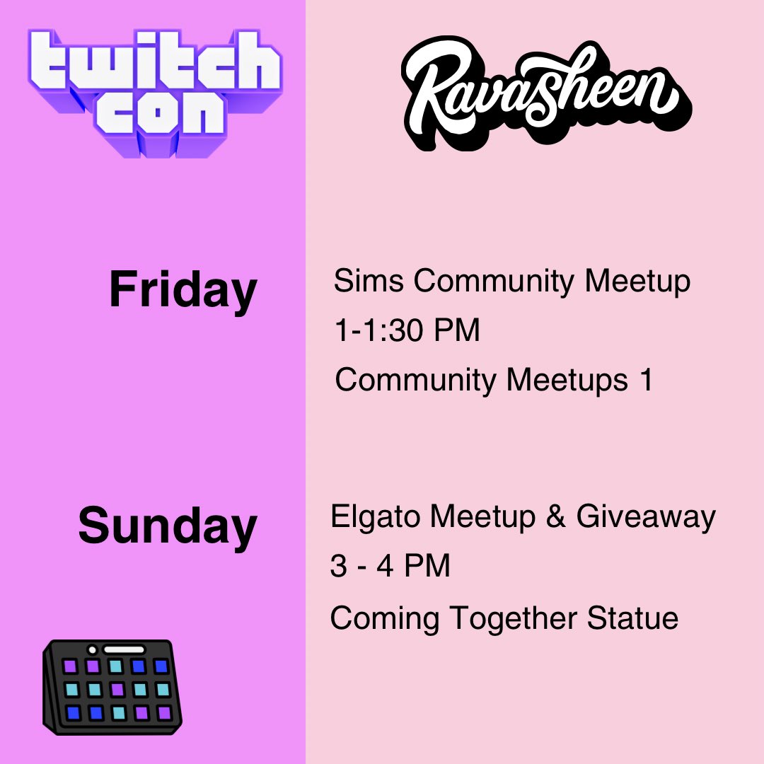 I would love to meet you simmies!! I’ll be at these two meetups!! Come say hi and get some goodies from me :)