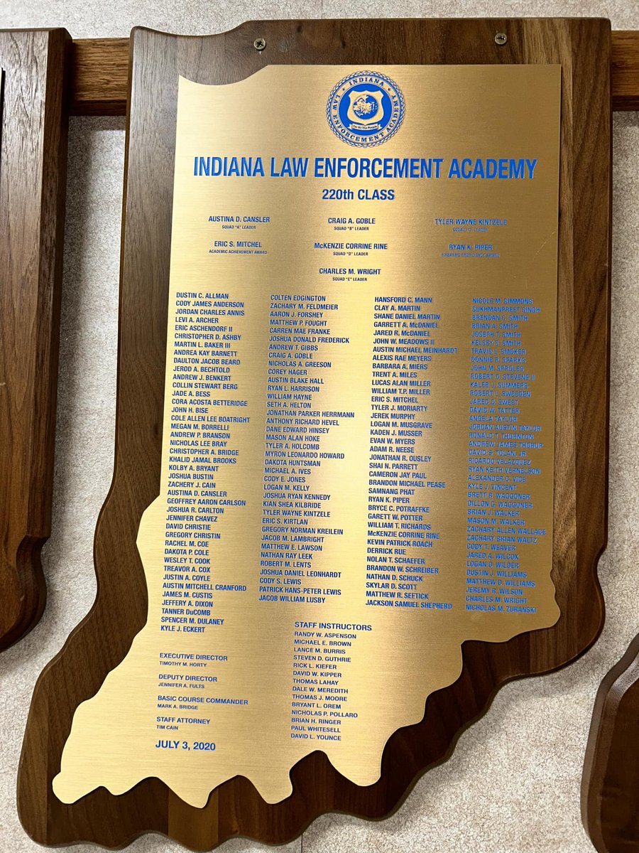 IndianaLawEnfo1's tweet photo. Remembering Corporal Brandon W. Schreiber during his training with the 220th Basic Session of the ILEA. EOW: Sept. 11, 2024. π€ππ€π€π¨ #SchreiberStrong #IndianaFallenOfficer #NewtonCountyIndiana #IndianaFirefighter #IleaBasicClass220 #NewtonCountySheriffsOfficeIndiana https://t.co/a6kgnHjLRF