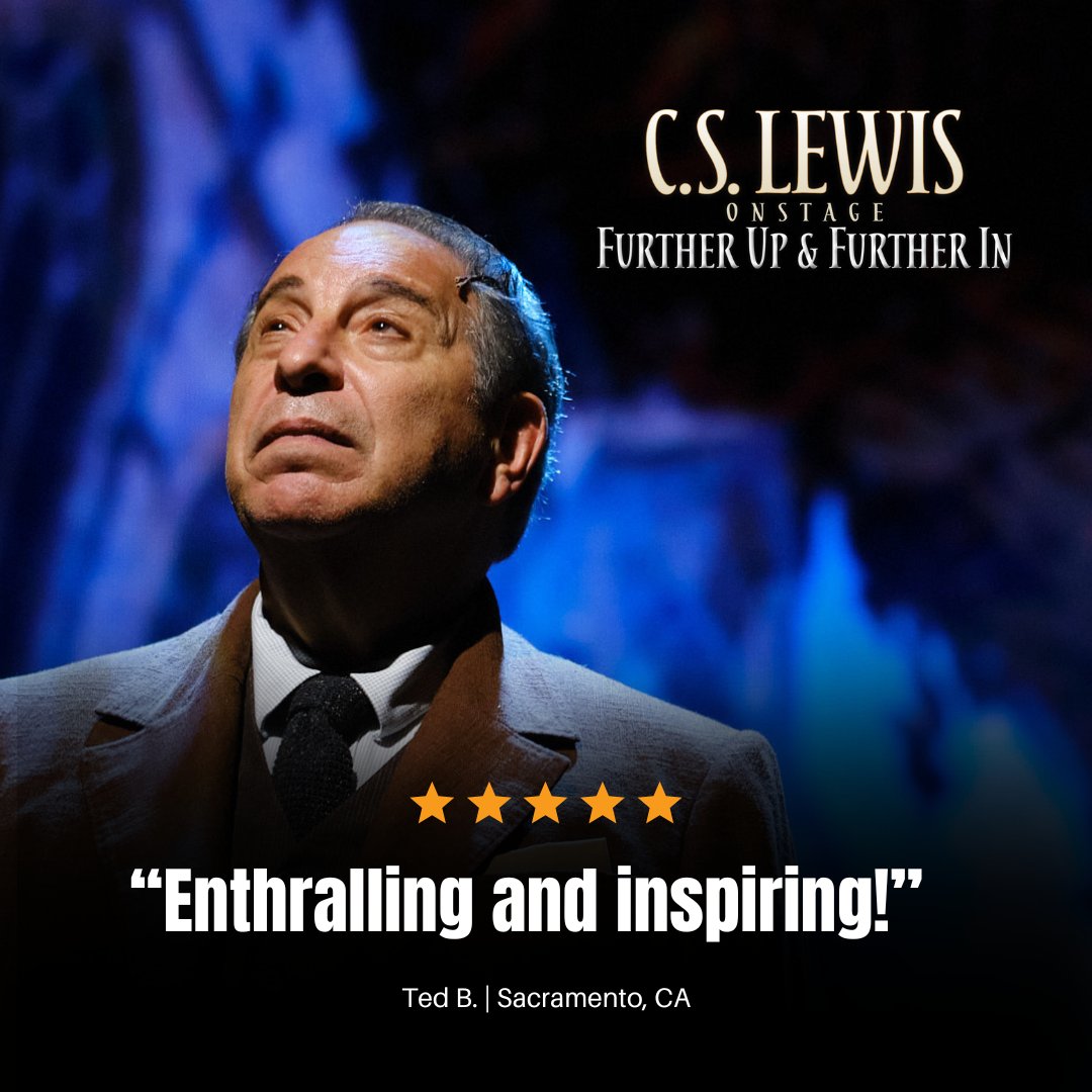 Audiences are loving our play about C.S. Lewis. Don’t miss your chance to see what everyone’s talking about! Tickets are available now! bit.ly/47oDVmg