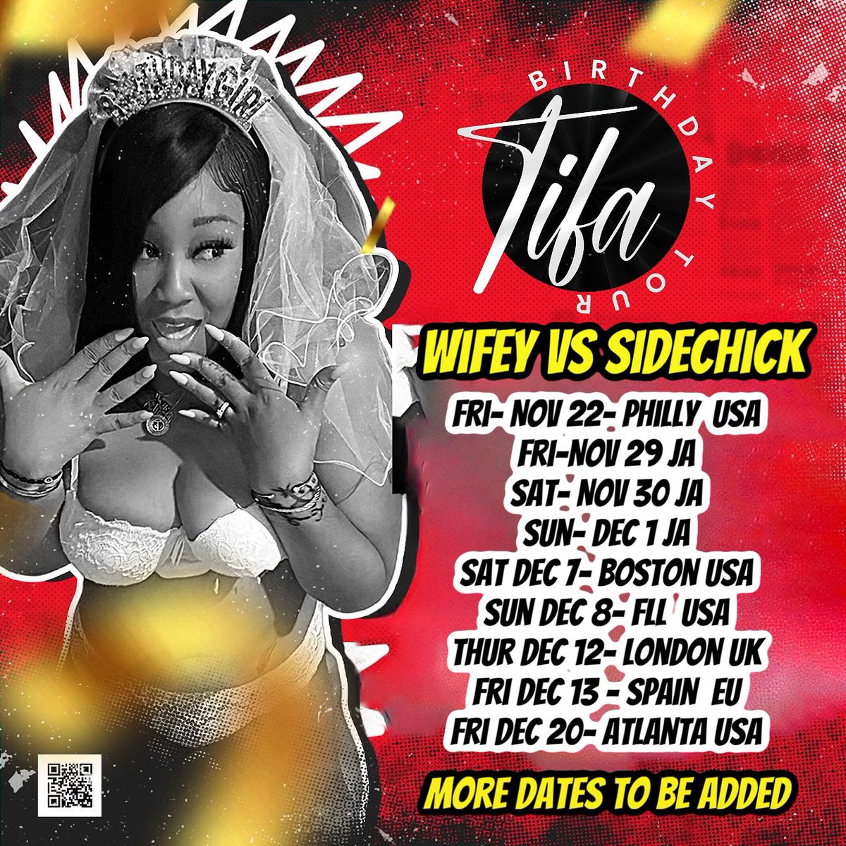 More dates to be added!