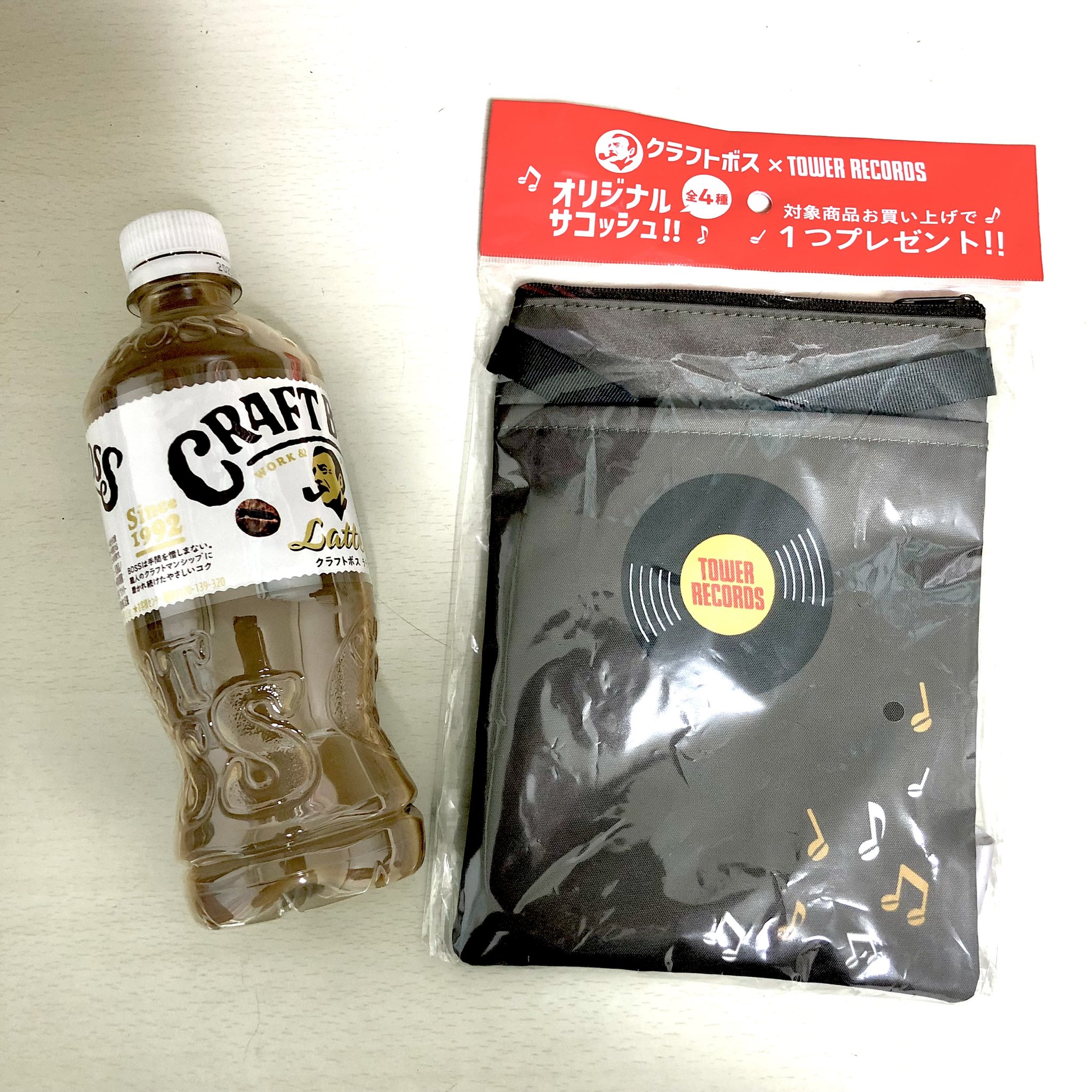 サコッシュバッグ クラフトボス×タワーレコードのオリジナル