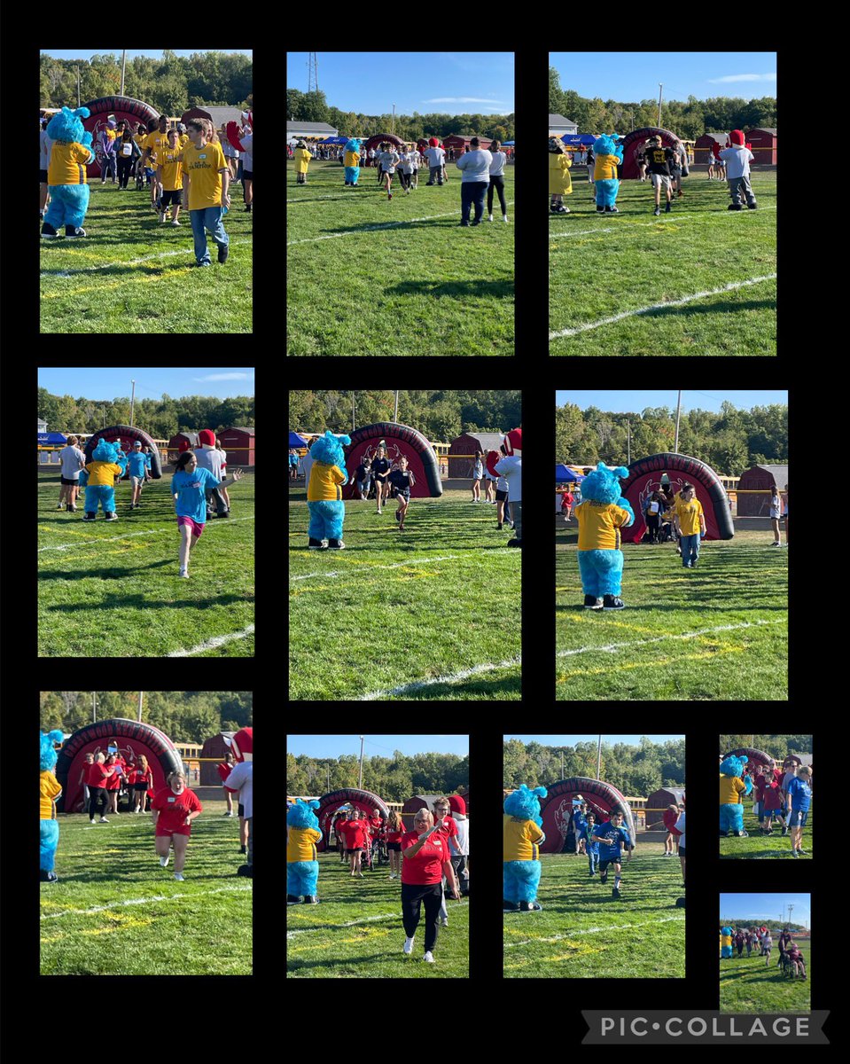 It's Champions Day at Crestwood!  We've got 10 districts from across Portage County and the athletes have entered the stadium!!!  It's going to be a great day!  ❤️❤️❤️