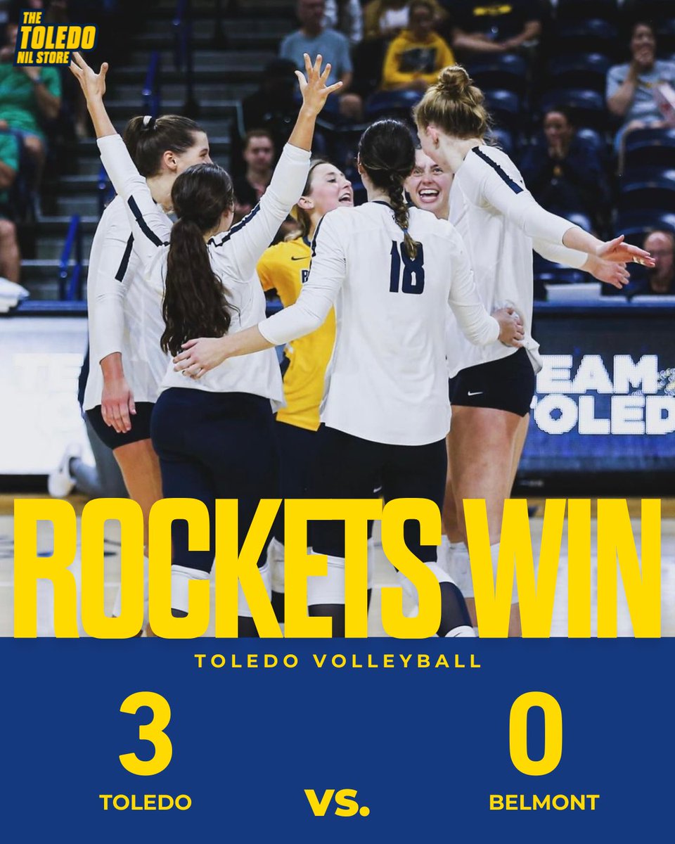 toledonilstore's tweet photo. @Toledo_VB wins 3-0 against Belmont last night โผ๏ธ
#toledorockets #toledovb #utrockets https://t.co/HeCqUGueE8