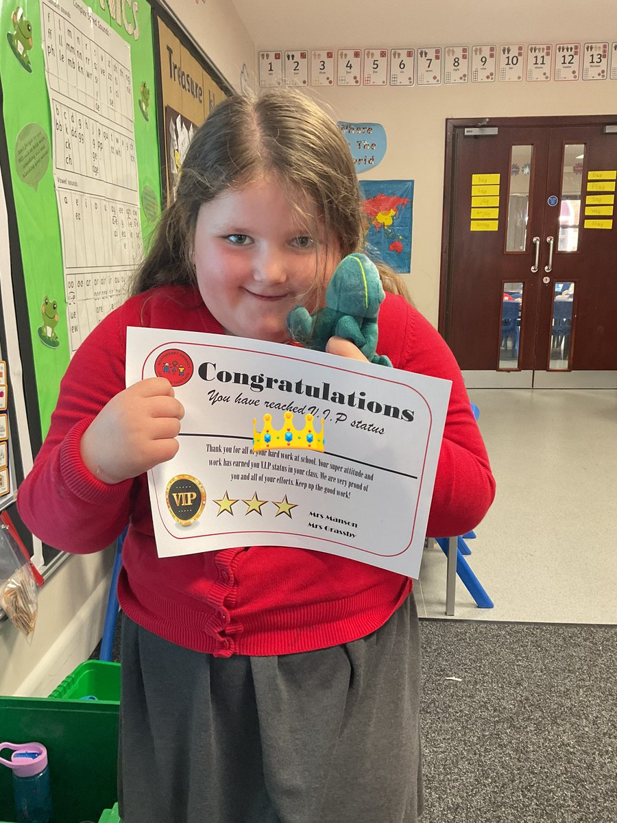 This young lady has had an incredible start to Year 1! She works independently, is always hands on during tidy up time and her behaviour is exemplary! Super star! <a href="/BoothferryPS/">Boothferry Primary #weareBoothferry</a> <a href="/mrsgrassby/">Joelene Grassby</a> <a href="/MrsGibbins/">Mrs Gibbins</a>