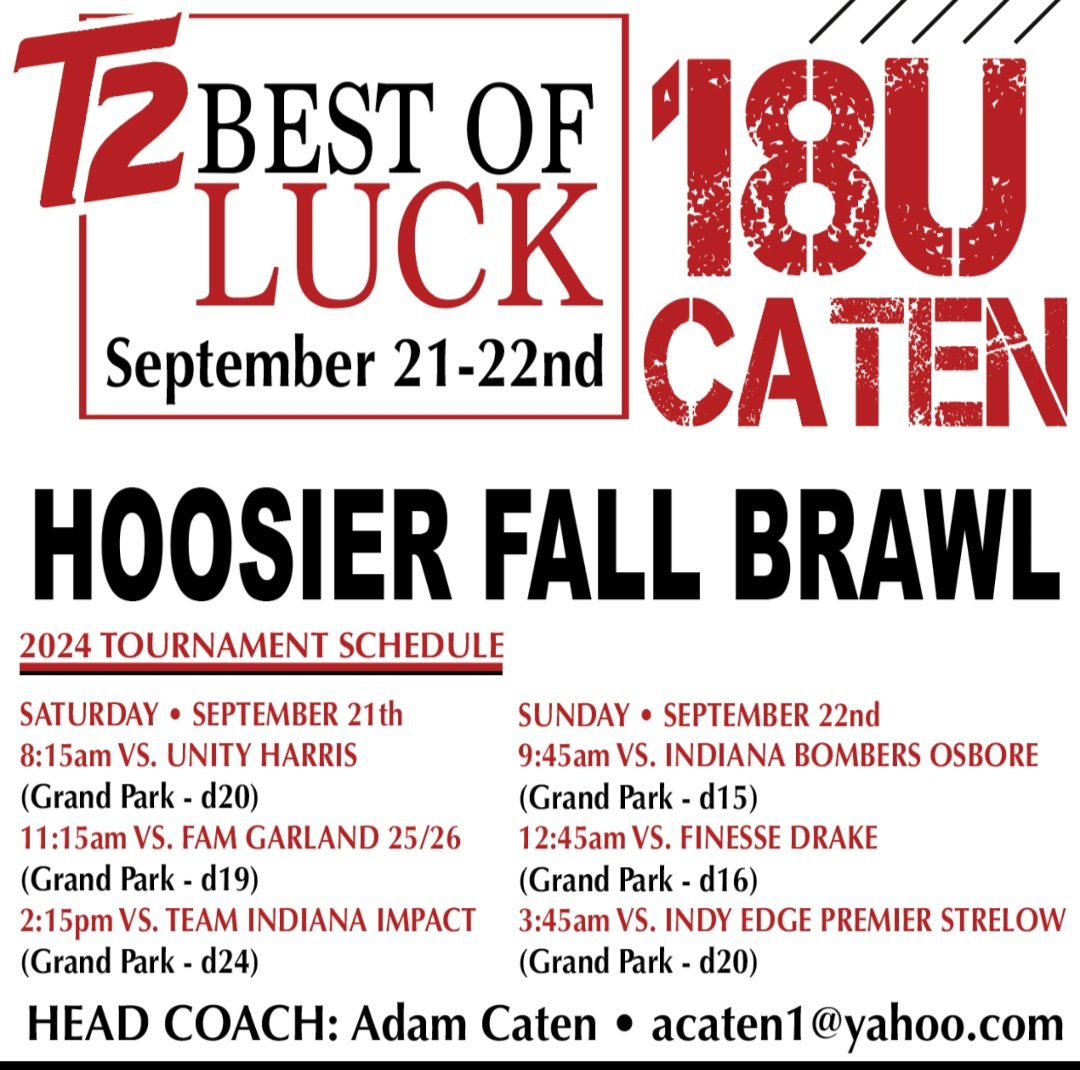 We will be at the Hoosier Fall Brawl this weekend in Indiana!!  Looking forward to another weekend of softball!!