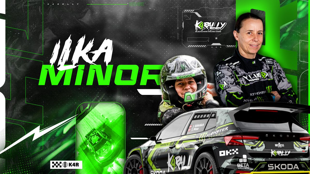 🏁 We have an "official rally team" racing in the World Rally Championships (WRC) 

Introducing our Legendary DRIVERS!
🏆 Johannes Keferbock  &amp;  Ilka Minor 🏆

K4 Rally - "MotorSport meets GameFi"

#WRC #WorldRallyChampionship #WRC2024 #RallyRacing