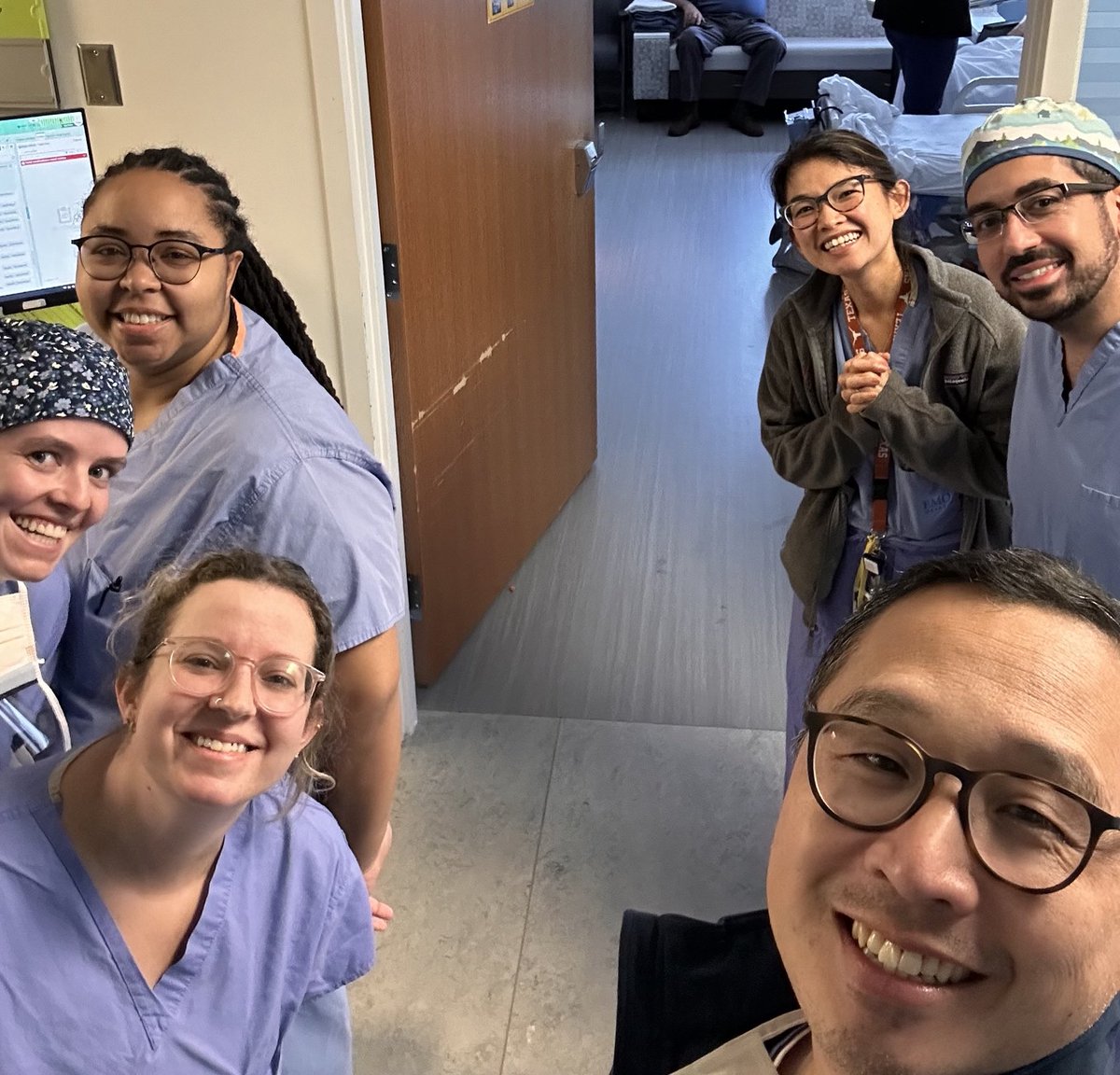 Edward Lin (@edlinemory) on Twitter photo Friday rounding <a href="/EmorySurgery/">Emory Surgery</a> B-Team with <a href="/SArshiaArshad/">S. Arshia Arshad, MD, MS</a> tucking in all our great patients.
<a href="/LSUMEDSTUDENTS/">LSU MEDICAL STUDENTS</a> <a href="/EmoryMedicine/">Emory School of Medicine</a> Friday rounding <a href="/EmorySurgery/">Emory Surgery</a> B-Team with <a href="/SArshiaArshad/">S. Arshia Arshad, MD, MS</a> tucking in all our great patients.
<a href="/LSUMEDSTUDENTS/">LSU MEDICAL STUDENTS</a> <a href="/EmoryMedicine/">Emory School of Medicine</a>