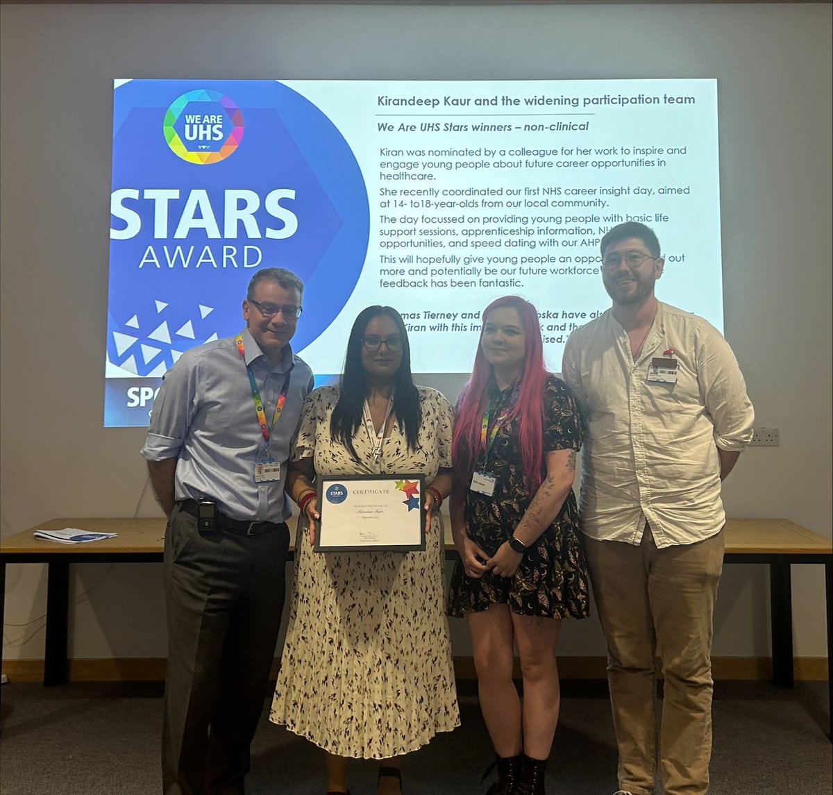 Widening Participation at UHS (@uhs_wp) on Twitter photo Thank you <a href="/UHSFT/">University Hospital Southampton 💙</a> for our Spotlight Award. We couldn't do it without our wonderful ambassadors and staff who support these events. We are always looking for teams to get involved in Widening Participation, Work Experience and Careers Events <3 Thank you <a href="/UHSFT/">University Hospital Southampton 💙</a> for our Spotlight Award. We couldn't do it without our wonderful ambassadors and staff who support these events. We are always looking for teams to get involved in Widening Participation, Work Experience and Careers Events <3