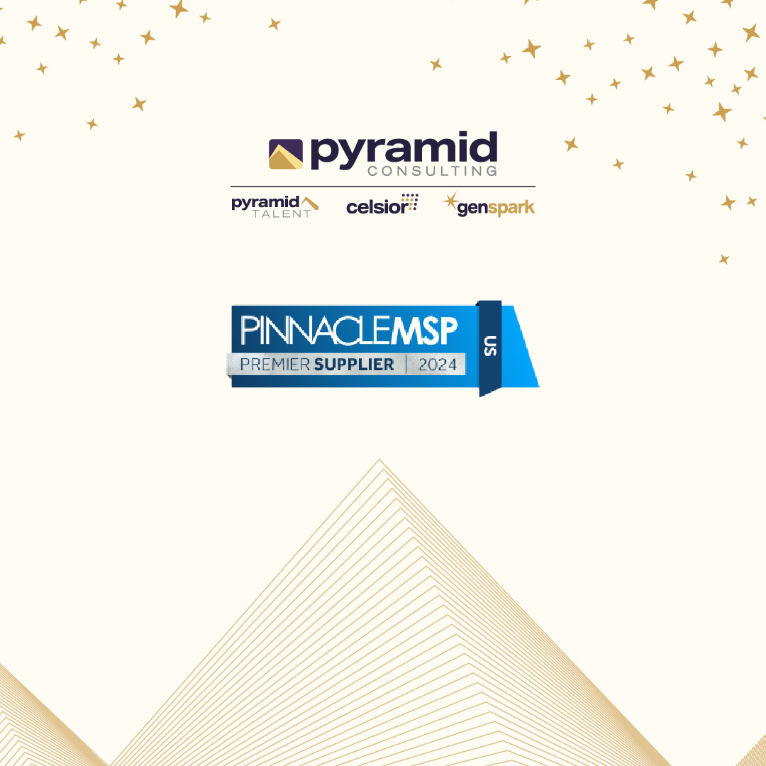 PyramidCiGlobal's tweet image. We are proud to announce that Pyramid Consulting, Inc. has been recognized as a Diverse Pinnacle Premier Supplier 2024. 

Congratulations to our amazing team for this outstanding achievement! 

#Pyramidapproach #PinnacleAwards #supplieraward #2024supplieraward