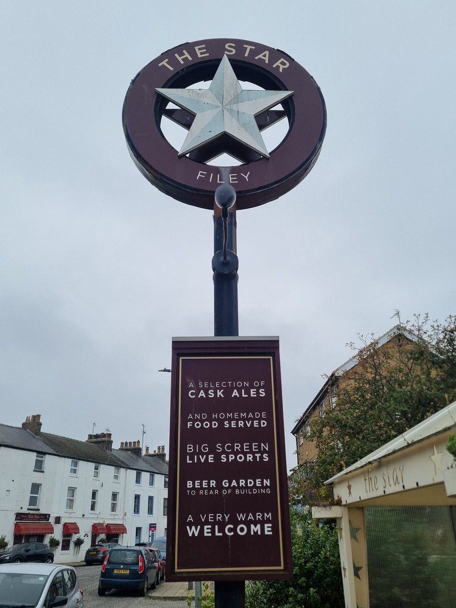 Yorkshire Wolds Way completed. A really good few days walking  with a couple of great friends. Now for a few light ales in Filey's best pub.