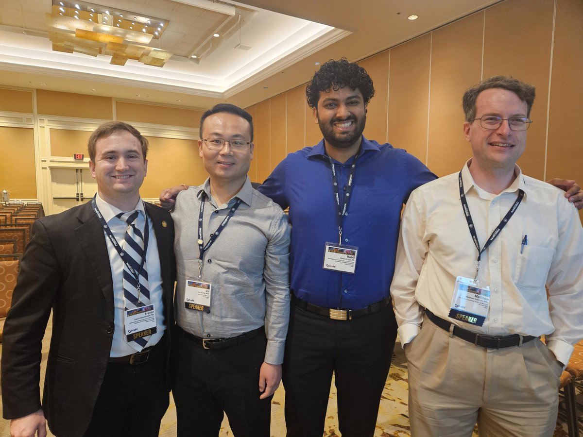 Jin Zhang (@jinwashu) on Twitter photo My lab had a great time at #RadRes2024. Three talks and one poster. Thrilled to share our research at the intersection of deep learning and cancer biology! <a href="/RRS_RadRes/">Radiation Research Society</a> @WashURadOnc My lab had a great time at #RadRes2024. Three talks and one poster. Thrilled to share our research at the intersection of deep learning and cancer biology! <a href="/RRS_RadRes/">Radiation Research Society</a> @WashURadOnc