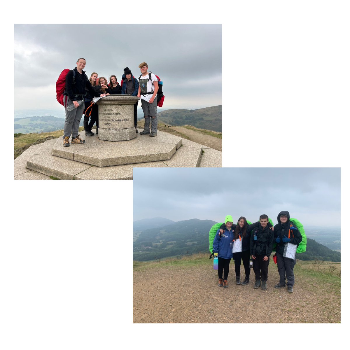 Reds and Greens have reached their summits! Hard work and huge determination on show today!