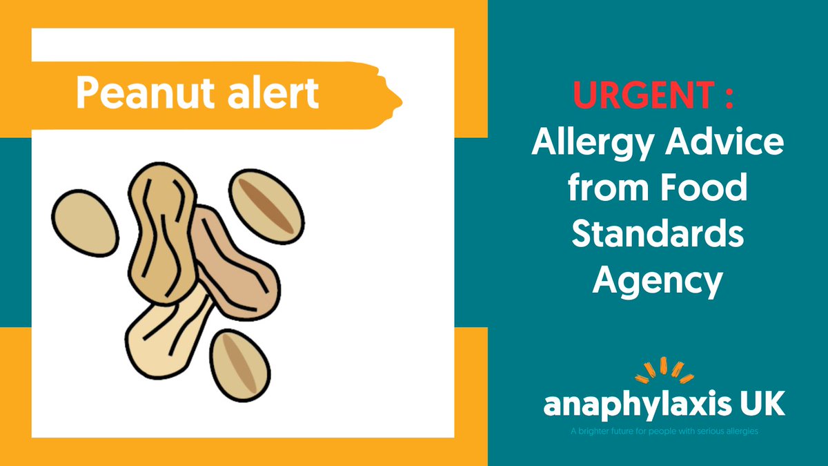AnaphylaxisUK's tweet image. The Food Standards Agency is advising people who have a peanut allergy to avoid consuming foods that contain or may contain mustard, mustard powder or mustard flour because they may have been contaminated with peanuts. Visit our website for full details : ow.ly/ga8S50TrMV9