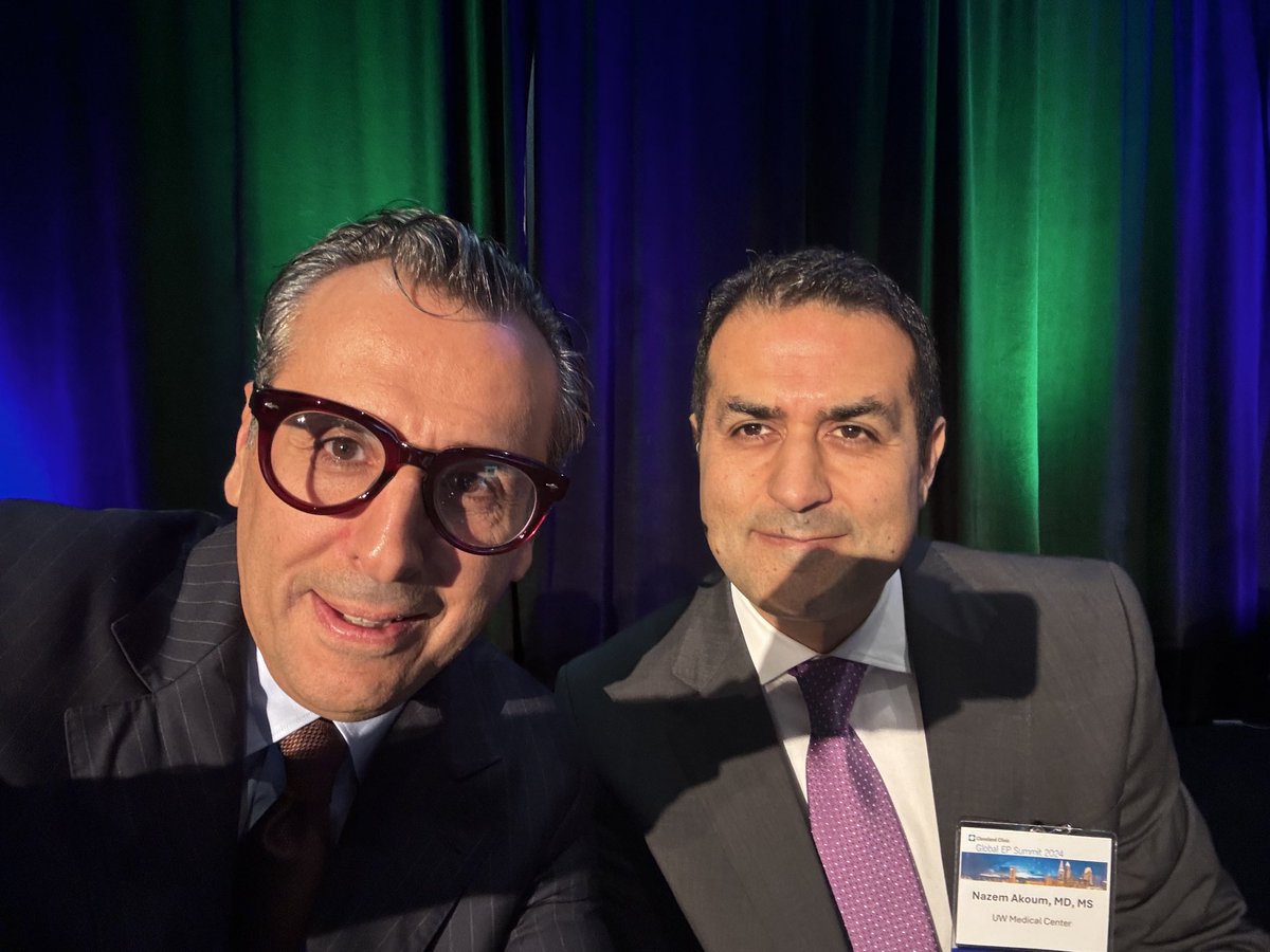 Nassir Marrouche (@nmarrouche) on Twitter photo With THE <a href="/NazemAkoum/">Nazem Akoum</a> @ #GlobalEP! Great annual all around EP meeting! Thank you <a href="/omwazni/">Oussama Wazni</a> <a href="/ClevelandClinic/">Cleveland Clinic</a> and co With THE <a href="/NazemAkoum/">Nazem Akoum</a> @ #GlobalEP! Great annual all around EP meeting! Thank you <a href="/omwazni/">Oussama Wazni</a> <a href="/ClevelandClinic/">Cleveland Clinic</a> and co