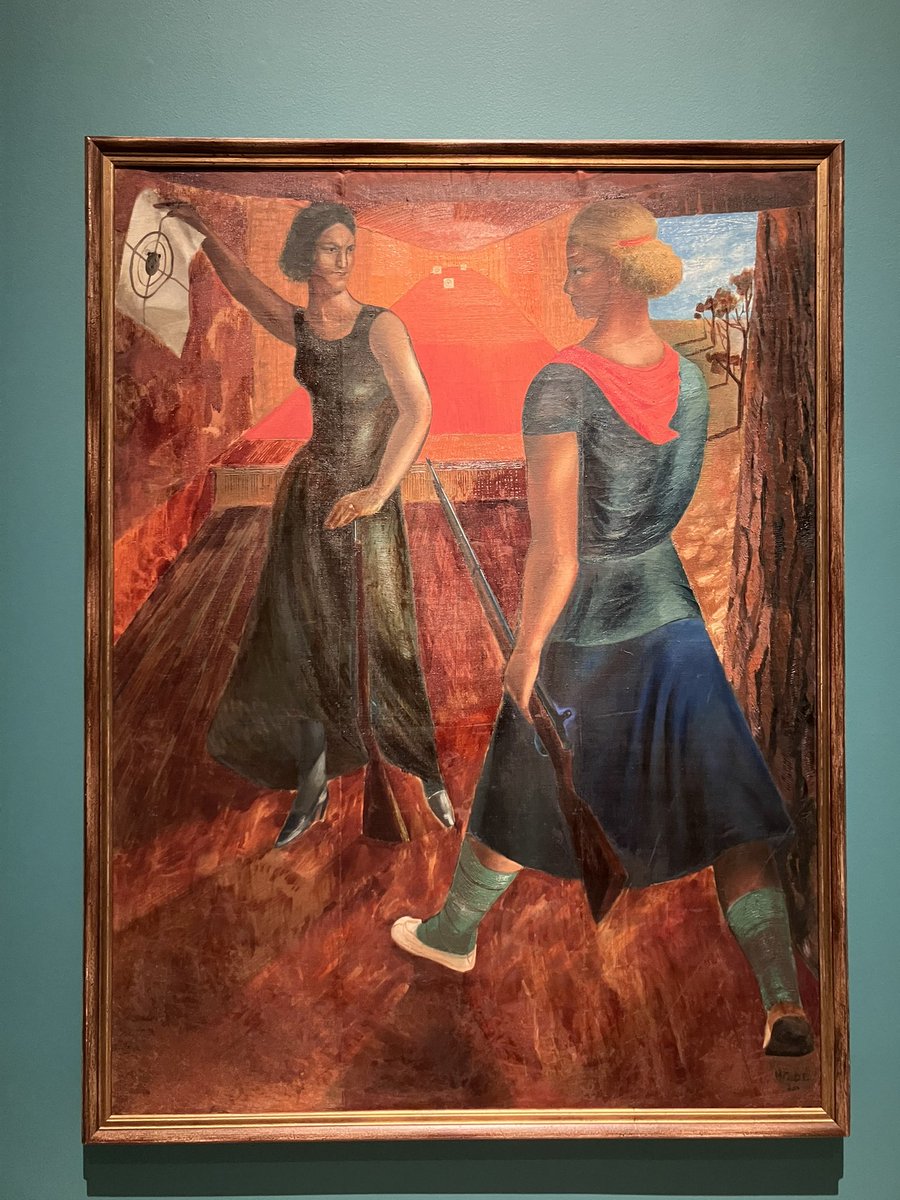 AgataPyzik's tweet image. Here's my article on the context to the Modernism in Ukraine 1900-1930s exhibition at @royalacademy published by the esteemed @tribunemagazine. My favorite work at the show was Semen Yoffe's 1932 mysterious duel/metaphor for the revolution tribunemag.co.uk/2024/09/ukrain…
📷