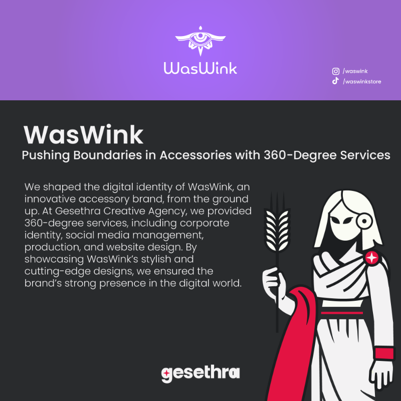 gesethra's tweet photo. Pushing the Boundaries with WasWink!

#Production #Agency #photochallenge #Brand #Logo #logotype  #Branding #brandingagency #Gesethra #WhyNot