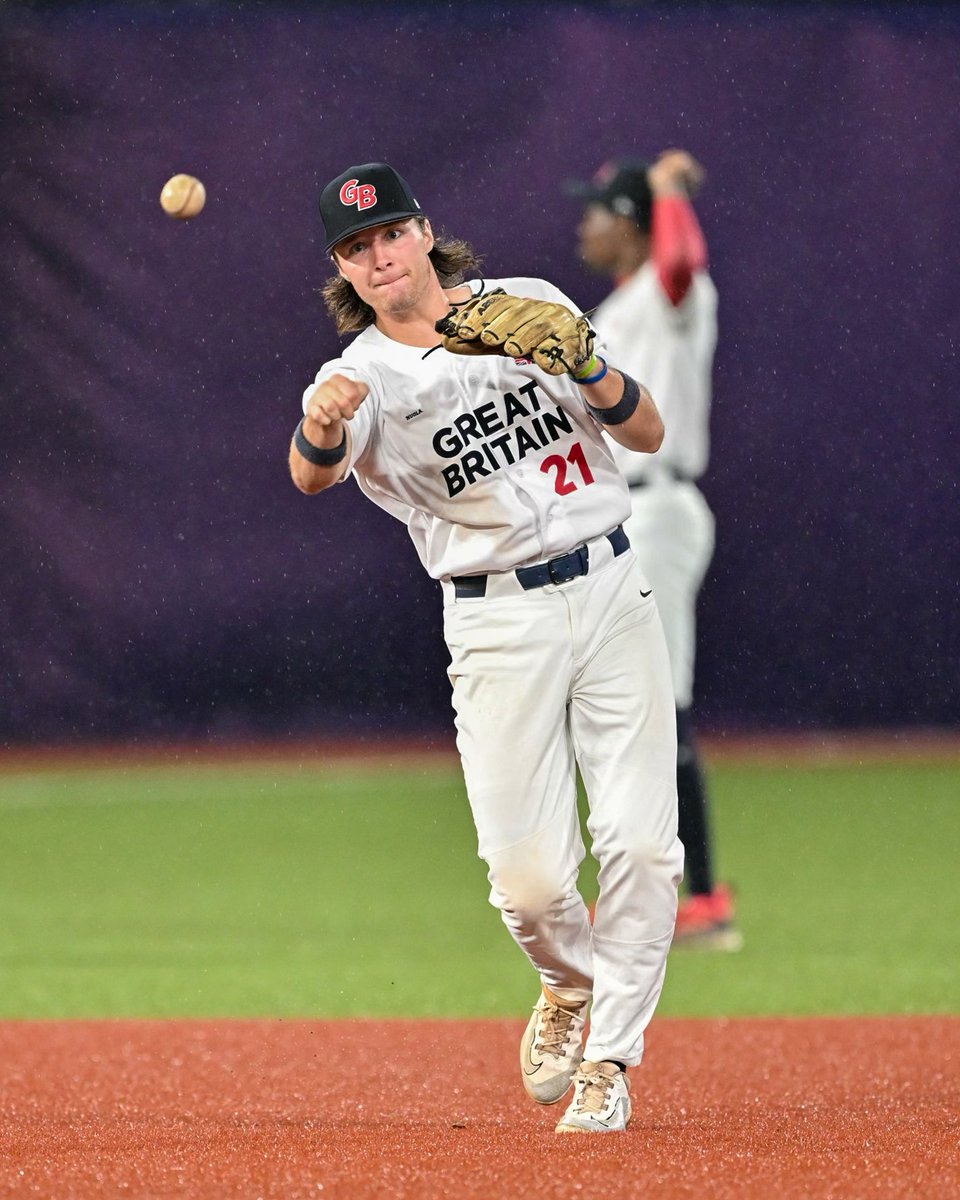 DukeBASE's tweet photo. Wally balled out with Great Britain in the U-23 Baseball World Cup!

• Posted a slash line of .280/.400/.400 in 25 ABs
• Tied for the second-most doubles (3) in the tournament 
• Scored four runs and walked five times at the top of the lineup

🇬🇧 @wallaceclark7 https://t.co/z7Sp90gmSB